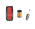 Kit De Mantencion 10w50 Sintetico Yamaha Fz25 + Filtro + bujia