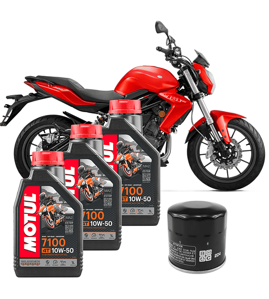 Kit Mantencion 10w50 Sintetico Benelli Tnt 300/302r/302s