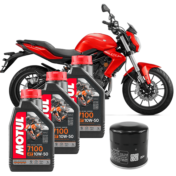 Kit Mantencion 10w50 Sintetico Benelli Tnt 300/302r/302s