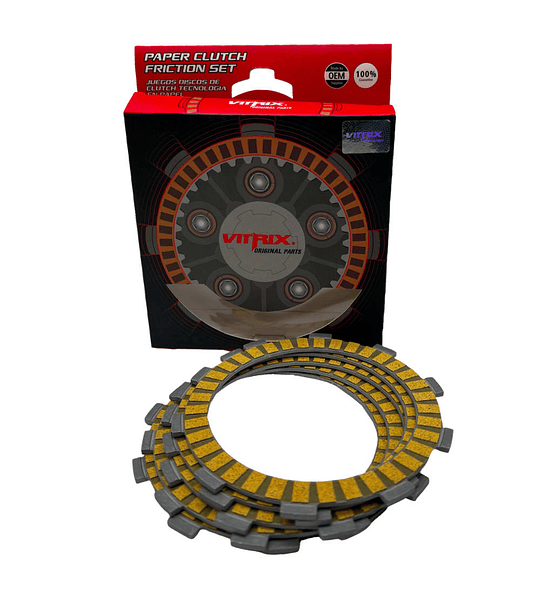 DISCOS EMBRAGUE JGO XTZ 150 VITRIX