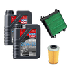KIT MANTENCION LIQUI MOLY DOMINAR 400/ PULSAR NS200 + FILTROS