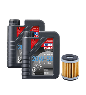 Kit Mantención Yamaha FZ 25 – Full Sintético Liqui Moly
