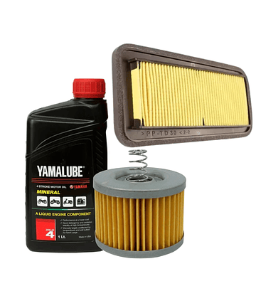 Kit De Mantención Yamalube 20w50 Mineral Fz 16 + Filtros