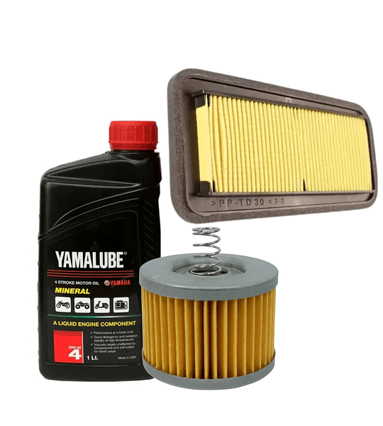 Kit De Mantención Yamalube 20w50 Mineral Fz 16 + Filtros