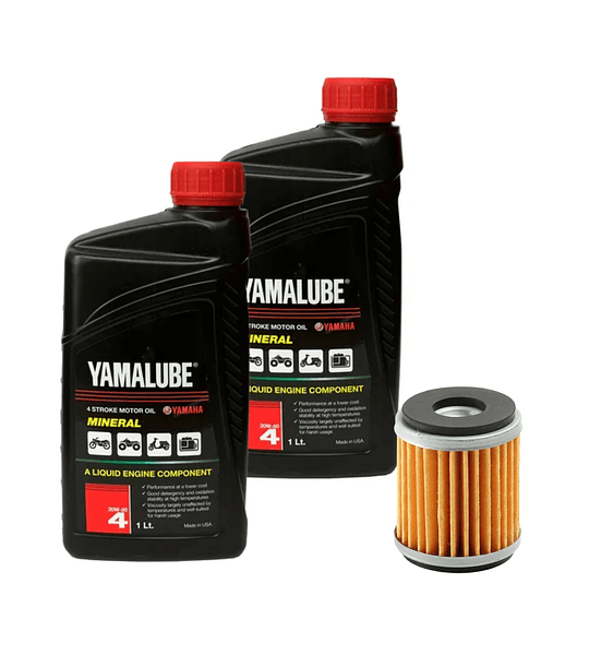 KIT MANTENCION YAMAHA Fz25 2L Yamalube + Filtro