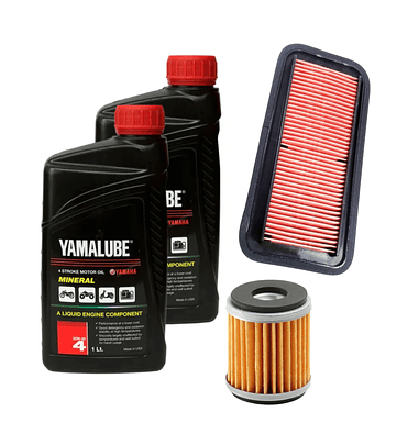 KIT MANTENCIÓN YAMAHA FZ25 2L YAMALUBE + FILTROS