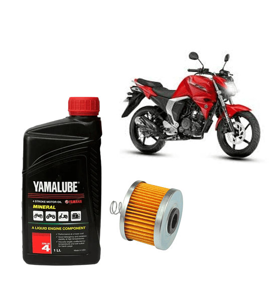 Kit Mantencion Yamalube 20w50 mineral Fzn150 