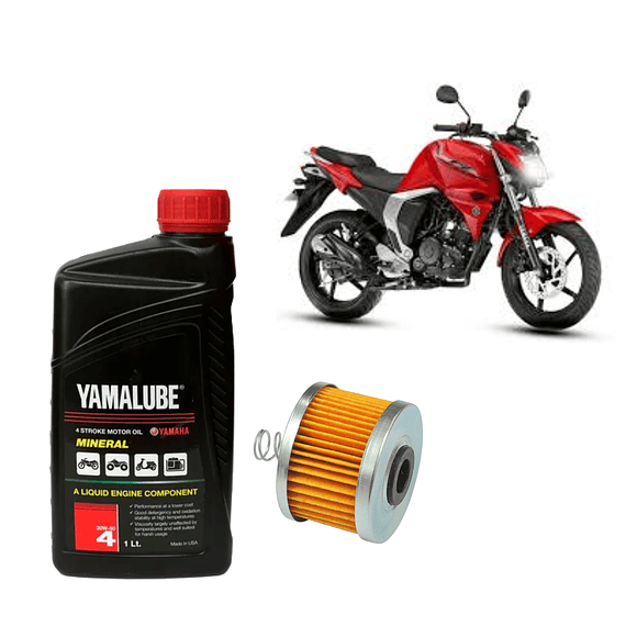 Kit Mantencion Yamalube 20w50 mineral Fzn150 