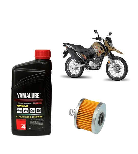 Kit De Mantencion Yamalube Mineral 20w50 Para Yamaha Xtz 150 + filtro