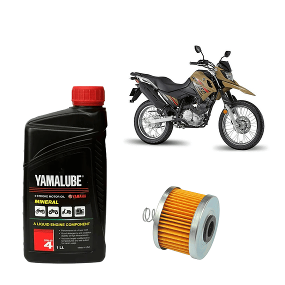 Kit De Mantencion Yamalube Mineral 20w50 Para Yamaha Xtz 150 + filtro