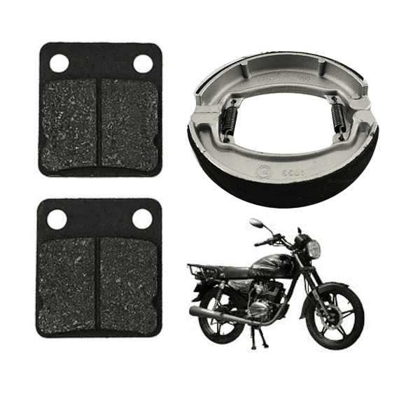 Pastillas de Frenos + Balatas para Moto SBR 150