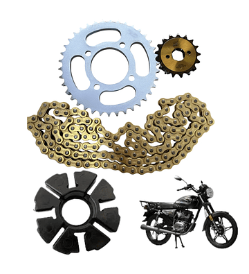 Kit De Transmisión Para Moto Sbr 150cc Bera Marca Mozuki + Damper