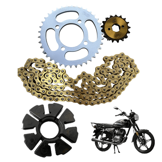 Kit De Transmisión Para Moto Sbr 150cc Bera Marca Mozuki + Damper