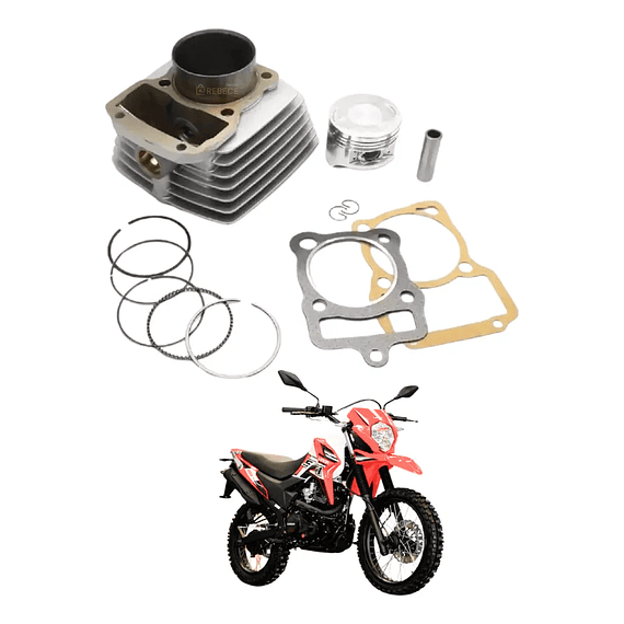 Kit Cilindro Completo Loncin 200 Lx200gy-7 / Cg200 (63.5mm)