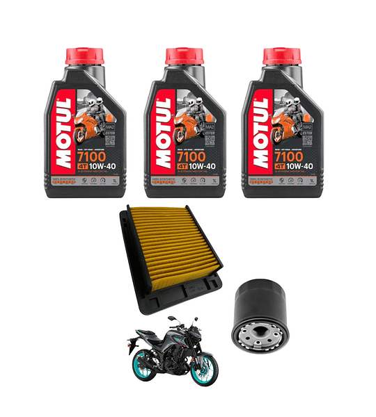 Kit Mantencion Yamaha R3 / R3a / Mt 03 + filtros 