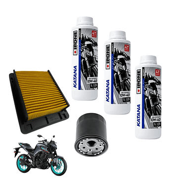 Kit Mantención Yamaha R3 / R3A / MT-03 + Filtros