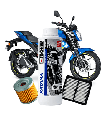 Kit Mantencion Ipone Full Sintetico Para Suzuki Gixxer 150