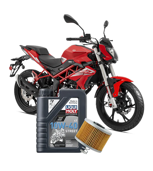 Kit De Mantención Benelli Tnt 150i 10w40 street + Filtro De Aceite 