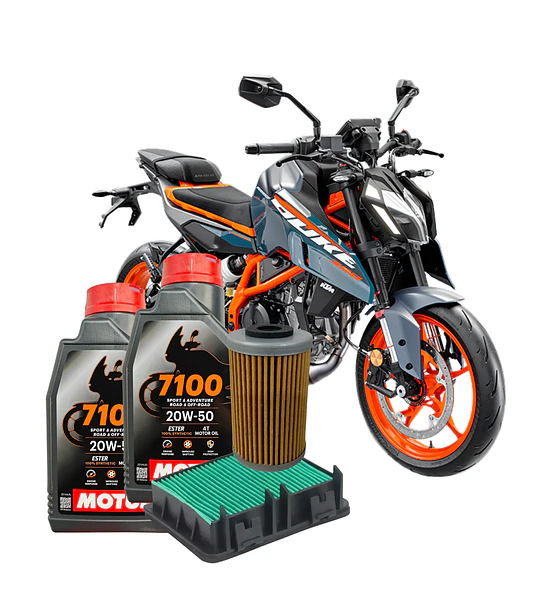 Kit Mantencion Ktm Duke/rc 200/250/390 Motul 7100 + Filtros