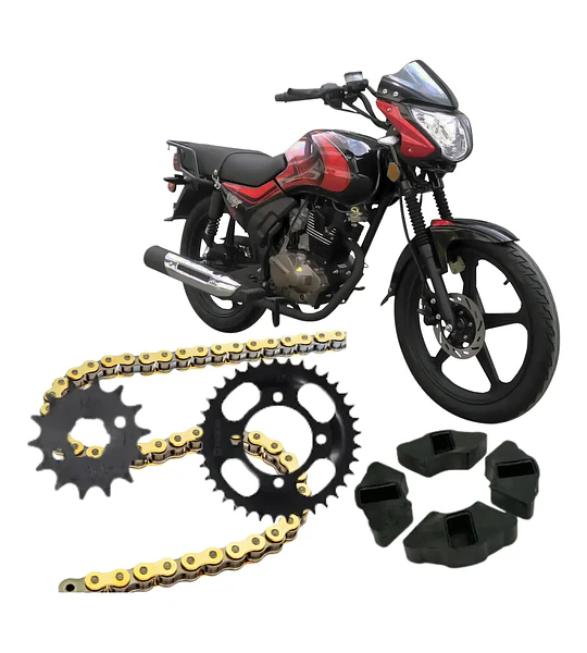 Kit De Arrastre Para Euromot Rex 150 + Damper