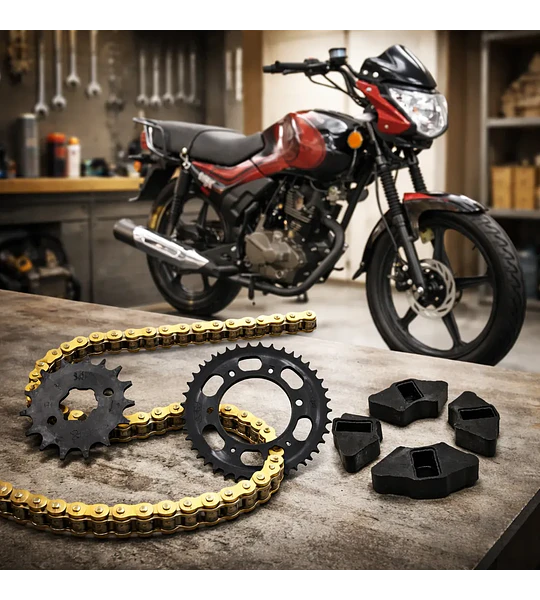 Kit De Arrastre Para Euromot Rex 150 + Damper