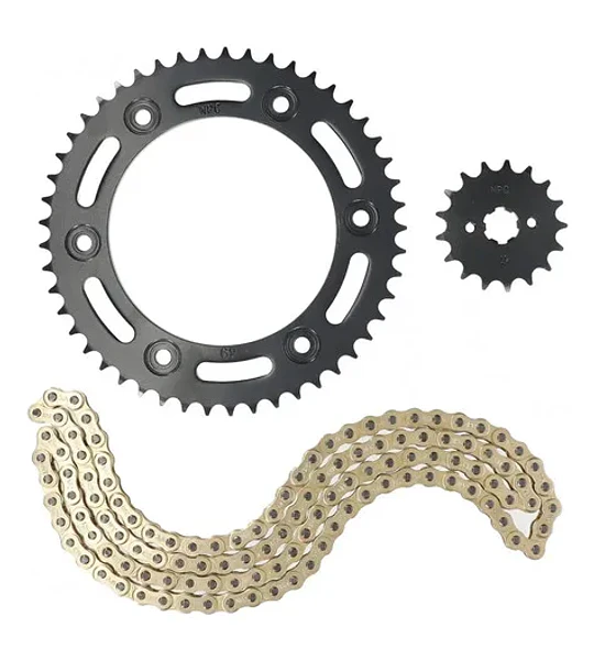 Kit De Arrastre Para Honda Xrl 190 Catalina + Piñón + Cadena