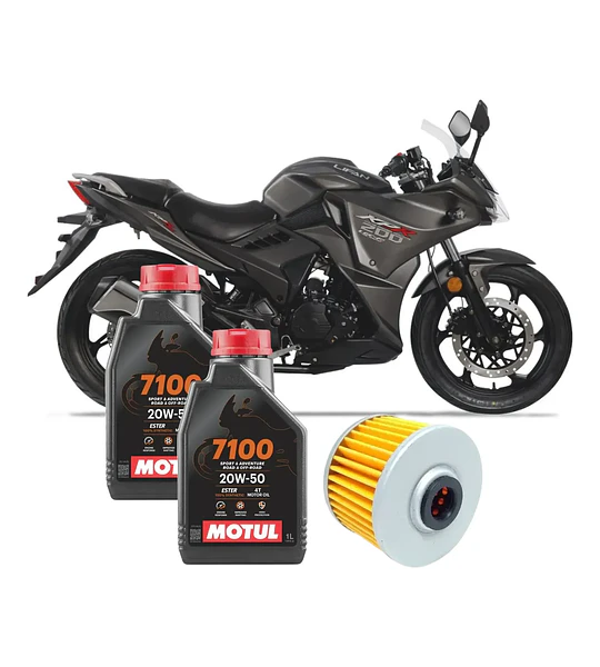 Kit Mantencion Moto Lifan Kpt/kpr/kps 200 (2l+filtro)