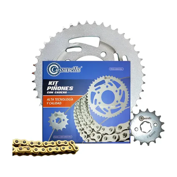 Kit Transmisión Arrastre Honda Cb-190 Alta Resistencia