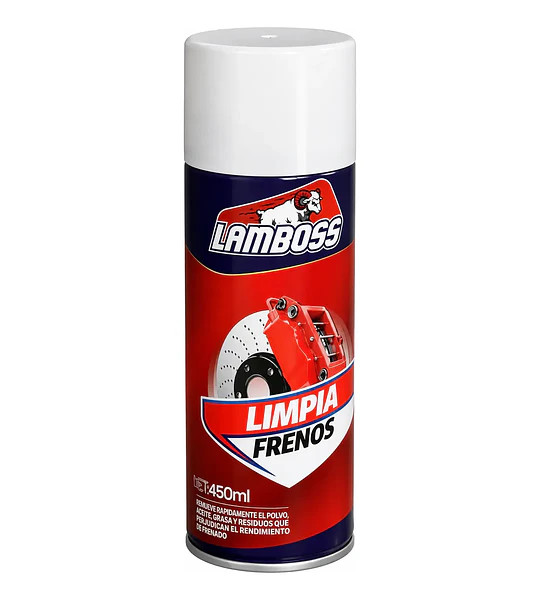 Limpia Frenos Lamboss Spray 450ml Desengrasante
