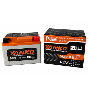 BATERIA SODIO Na CR5SL / YTZ5-S / YTX4L-BS R15 / NAVI 110 YANKO