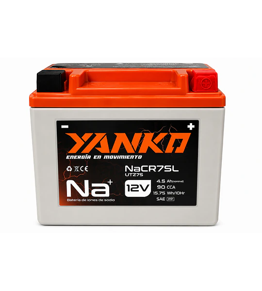 BATERIA SODIO Na CR7SL / YTZ7-S XTZ150 YANKO