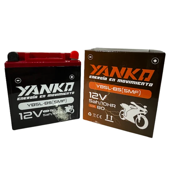 BATERIA YB5L-BS / YBR125 /FZ16 / GIXXER150 MV YANKO