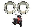 Balatas De Freno Moto Honda Dio / Navi 110 2 Juegos