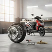 Balatas De Freno Moto Honda Dio / Navi 110 2 Juegos