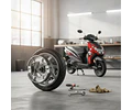 Balatas De Freno Moto Honda Dio / Navi 110 2 Juegos