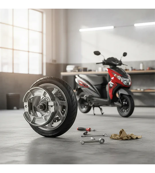Balatas De Freno Moto Honda Dio / Navi 110 2 Juegos