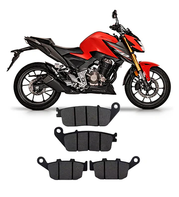 Pastillas Freno Delantera Y Trasera Honda Cb300F Twister