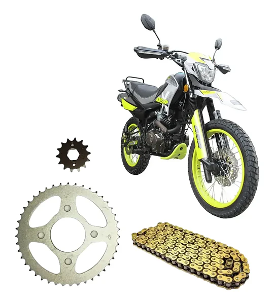 Kit De Transmision Um Dsr 200/dsf200 C/ Ttx150 Cadena Dorada