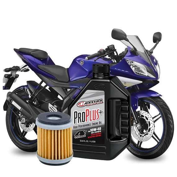 Kit Mantención Yamaha R15 10w40 Full Sintético Maxima