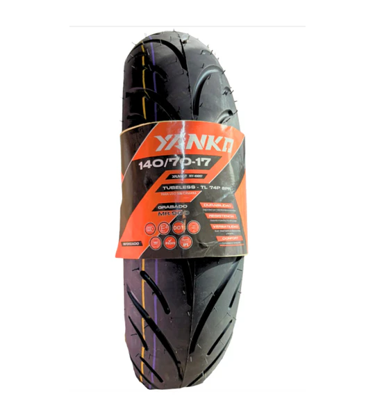 NEUMATICO 140/70-17 REFORZADO TL MR-900 8PR YANKO
