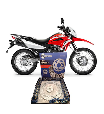 KIT TRANSMISION XR190 DORADA MARCA: CASSARELLA