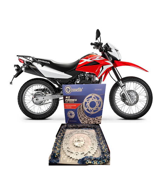 KIT TRANSMISION XR190 DORADA MARCA: CASSARELLA