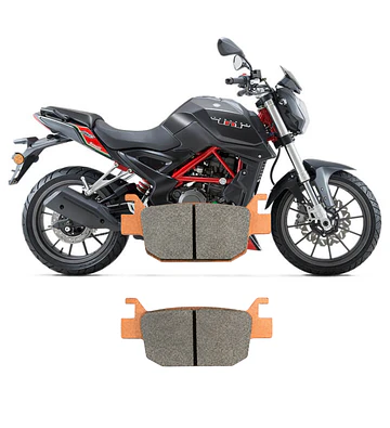PASTILLA FRENO TRASERA BENELLI TNT 250 / 302 S / TRK 251 / TRK 502 / LEONCINO MARCA: JAPAN RACING