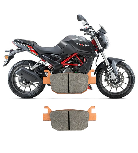PASTILLA FRENO TRASERA BENELLI TNT 250 / 302 S / TRK 251 / TRK 502 / LEONCINO MARCA: JAPAN RACING