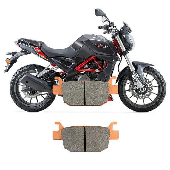 PASTILLA FRENO TRASERA BENELLI TNT 250 / 302 S / TRK 251 / TRK 502 / LEONCINO MARCA: JAPAN RACING
