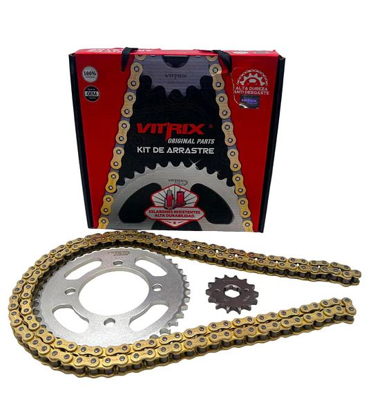 KIT TRANSMISION GZ 150 14/43 428H-140L VITRIX