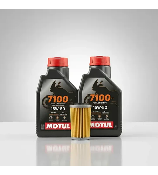 Kit De Mantencion Motul15w50 Full Sintetico Dominar 400