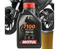 Kit De Mantencion Motul15w50 Full Sintetico Dominar 400