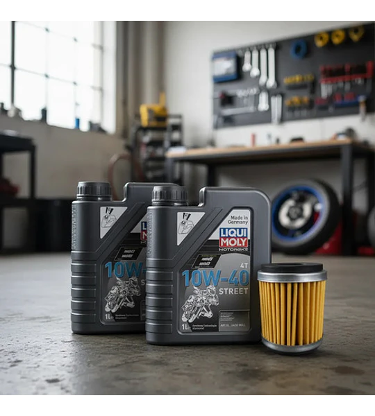 Kit Mantencion Para Moto Yamaha Xmax 300 / 2l + Filtro 