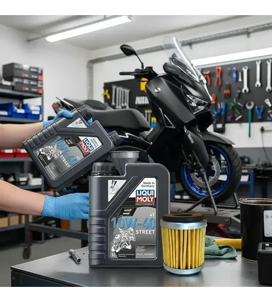 Kit Mantencion Para Moto Yamaha Xmax 300 / 2l + Filtro 
